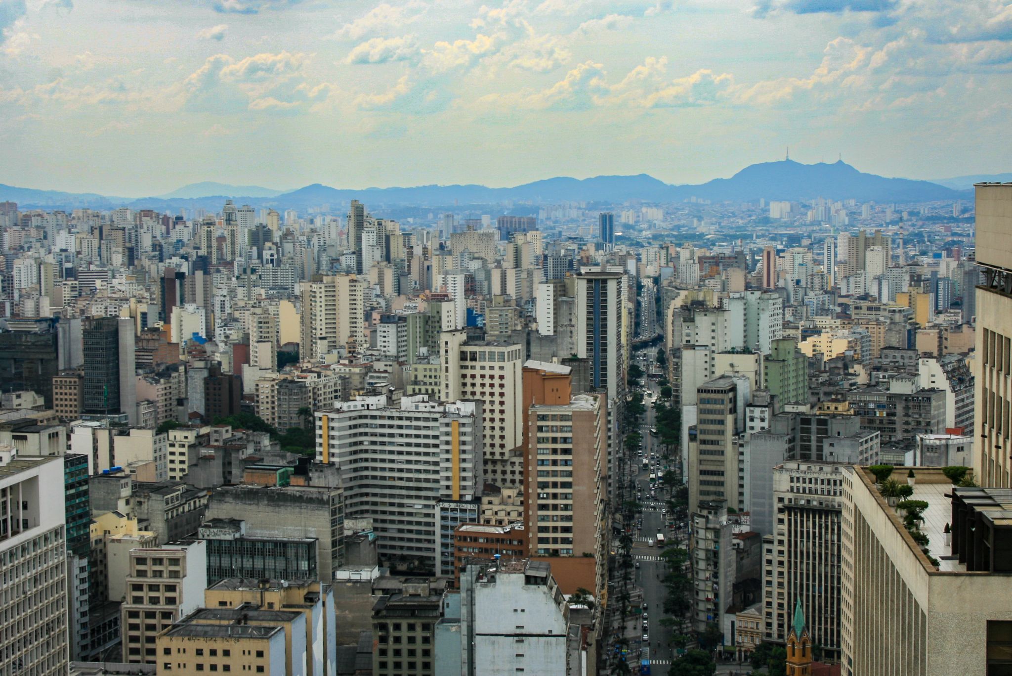 View from Edifício Altino Arantes, January  2007