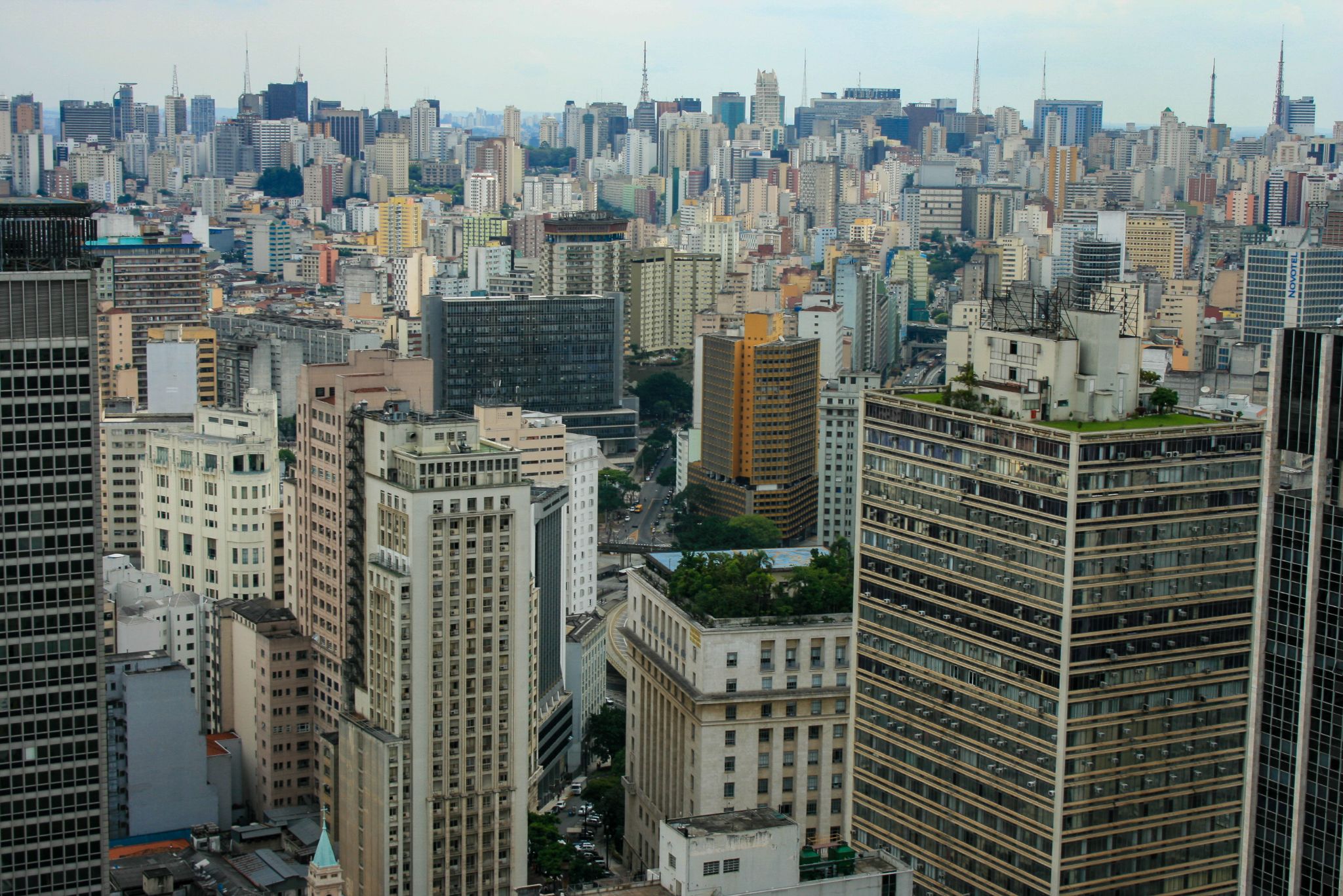 View from Edifício Altino Arantes, January  2007