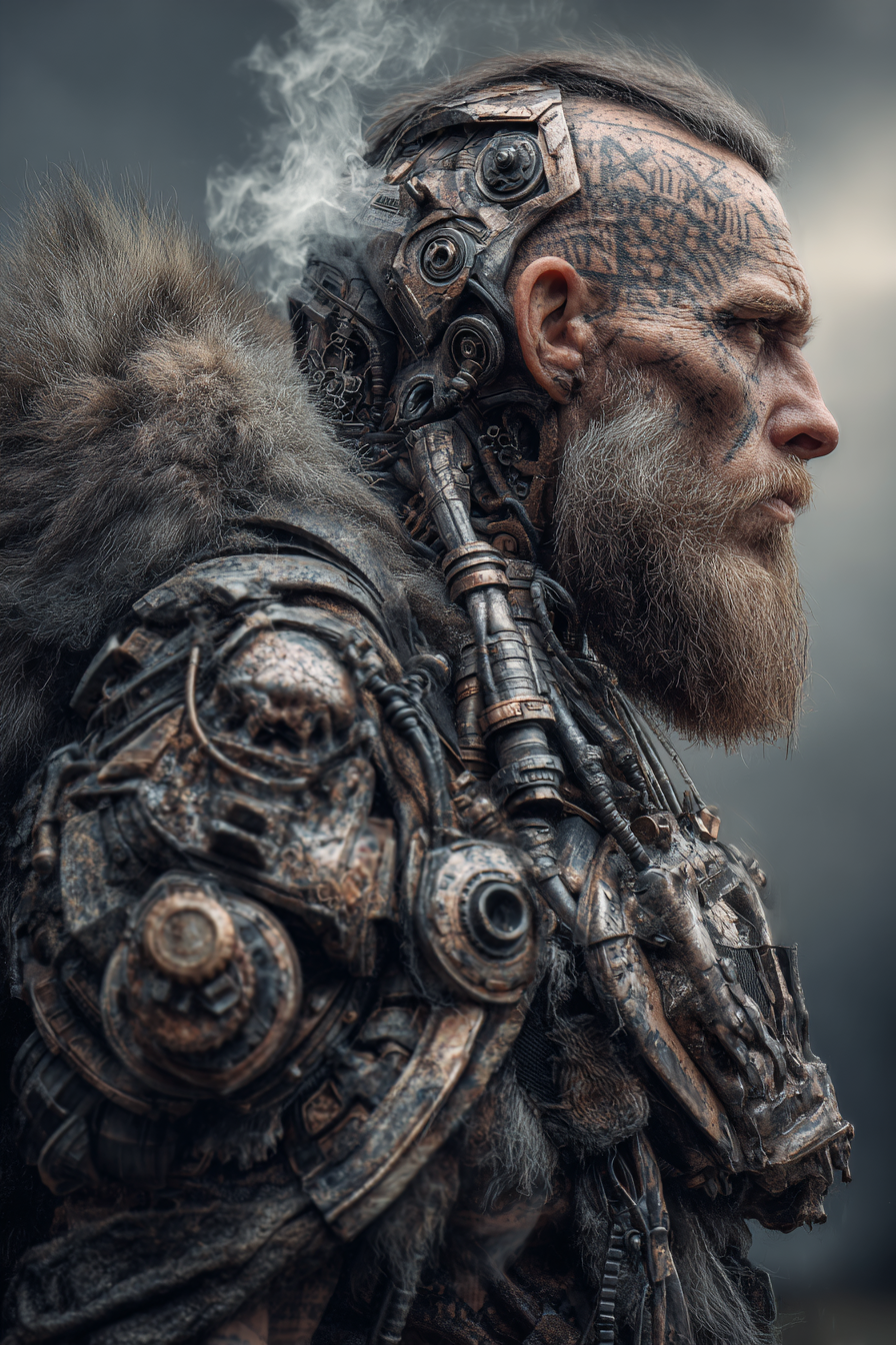 Colossal Viking warlord with mechanical spine and glowing run 2b971bfd ae01 484f ae45 dc2e39c45db2 0