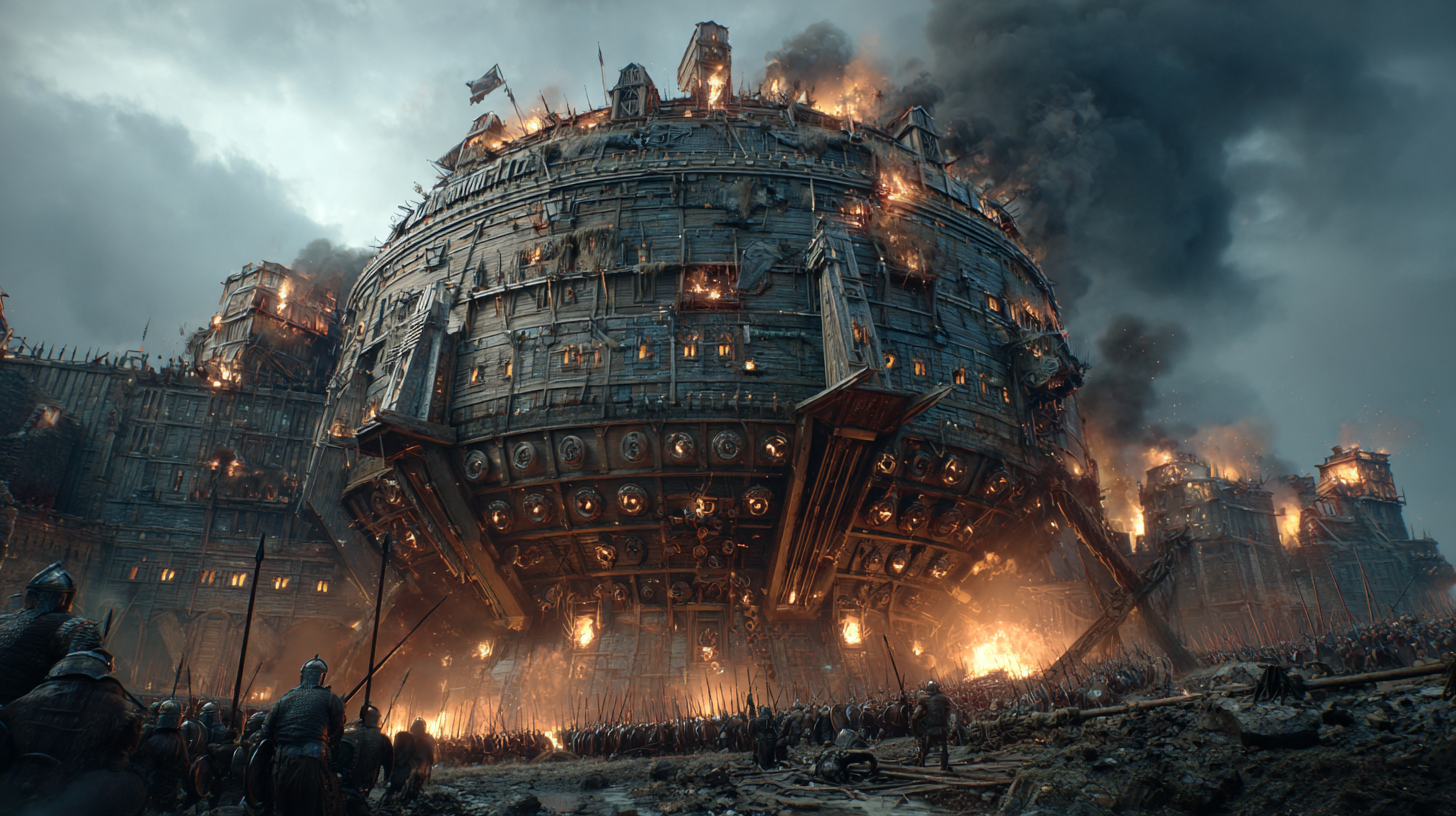 Massive Viking fortress under attack by steam powered war mac ecfae13c 2b15 49a1 b374 9c93ac6c0c46 3