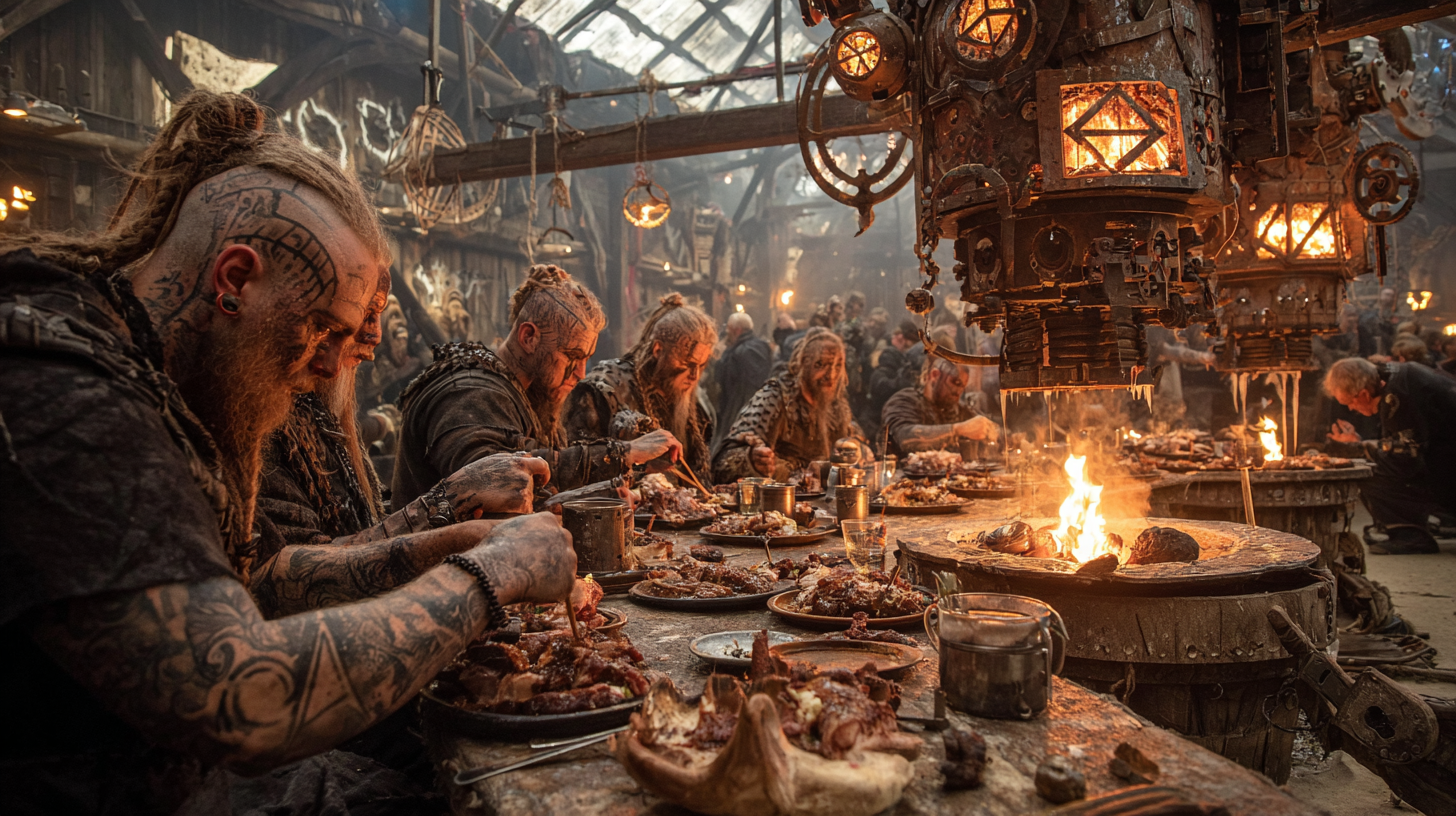 Over the top Viking celebration inside a steampunk longhouse  47ddcca6 a2de 4c65 9c39 712d67dd24f5 1